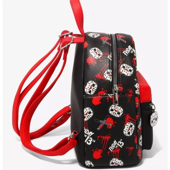 NWT Friday The 13th Chibi Jason Mask Mini Backpack 🔥🔥 - Picture 3 of 4